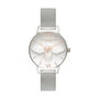 Olivia Burton OB16AM146 Reloj de Mujer con Esfera Gris y Diseño 3D Bee
