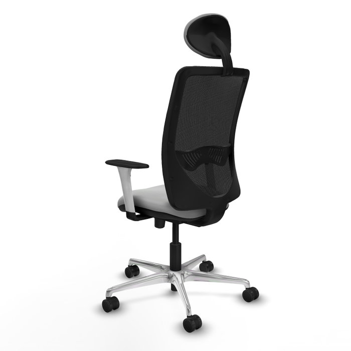 PIQUERAS Y CRESPO Silla de oficina Zulema con mecanismo Sincro/Traslack Gris claro y Negro PIQUERAS Y CRESPO Silla de oficina Zulema con mecanismo Sincro/Traslack Gris claro y Negro