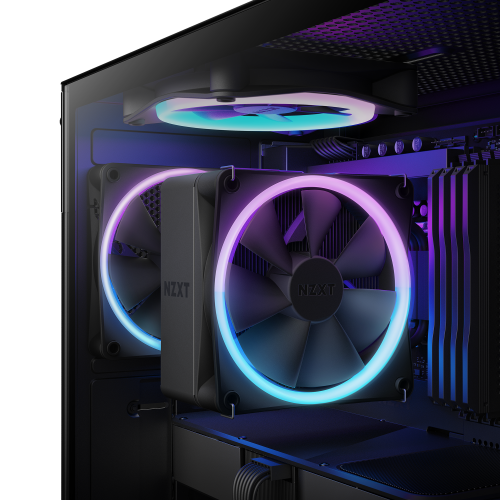 NZXT RC-TR120-B1 Refrigerador de Aire para Procesador con RGB, Ventilador de 12 cm, Negro