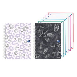 Bloc Oxford School Eu.Book 5 Dream Tech Micro.Tapa Extra A4+ 120H Cuadric.5X5 90G Surtido (2 Mod.) (Set de 5)