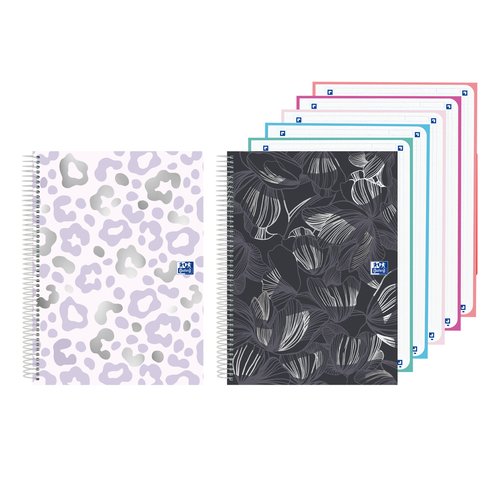 Bloc Oxford School Eu.Book 5 Dream Tech Micro.Tapa Extra A4+ 120H Cuadric.5X5 90G Surtido (2 Mod.) (Set de 5) Bloc Oxford School Eu.Book 5 Dream Tech Micro.Tapa Extra A4+ 120H Cuadric.5X5 90G Surtido (2 Mod.) (Set de 5)