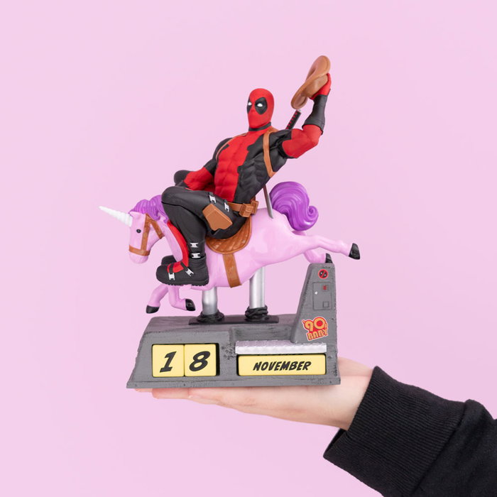 Deadpool Calendario perpetuo 3D Deadpool Calendario perpetuo 3D
