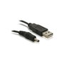 DeLOCK Cable de Alimentación USB A a DC 3,5 x 1,35 mm, 1,5 m, Negro