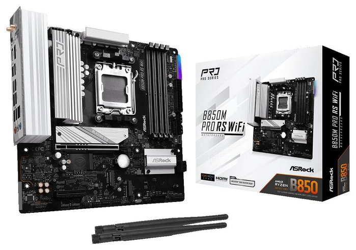 ASRock B850M Pro RS WiFi Micro ATX ASRock B850M Pro RS WiFi Micro ATX