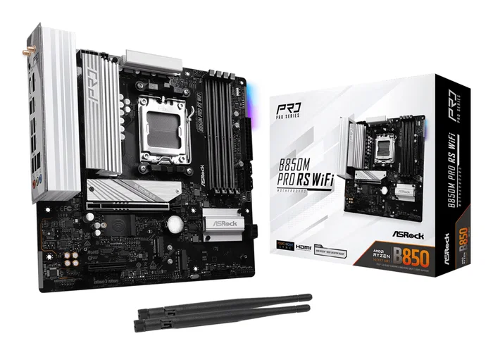 ASRock B850M Pro RS WiFi Micro ATX DDR5 AM5