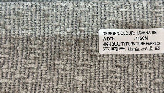 DKD Home Decor Reposapiés Convertible de Chenilla y Madera Gris Claro