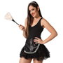 Set Sirvienta Diadema Delantal Puños Disfraz Fiesta Temática Vintage