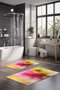 Mijölnir CT-5011 Juego de 2 Alfombrillas de Baño Antideslizantes Antibacterianas de Poliéster 40x60 cm y 60x100 cm Lavables a Máquina