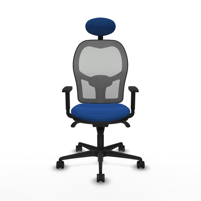 PIQUERAS Y CRESPO Silla de oficina Jorquera Azul y Gris