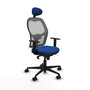 PIQUERAS Y CRESPO Silla de oficina Jorquera Azul y Gris