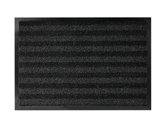 Q-connect Alfombra para Suelo Premium Interiores Antideslizante Fibra Polipropileno Fieltro Gris 90x60 cm Q-connect Alfombra para Suelo Premium Interiores Antideslizante Fibra Polipropileno Fieltro Gris 90x60 cm