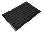 Q-connect Alfombra para Suelo Premium Interiores Antideslizante Fibra Polipropileno Fieltro Gris 90x60 cm