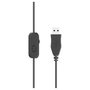 Trust Auriculares Diadema USB HS-250 Over-Ear Circumaural para Llamadas y Música, Negro, 20-20000 Hz, 108 dB, Boom Micrófono Extraíble