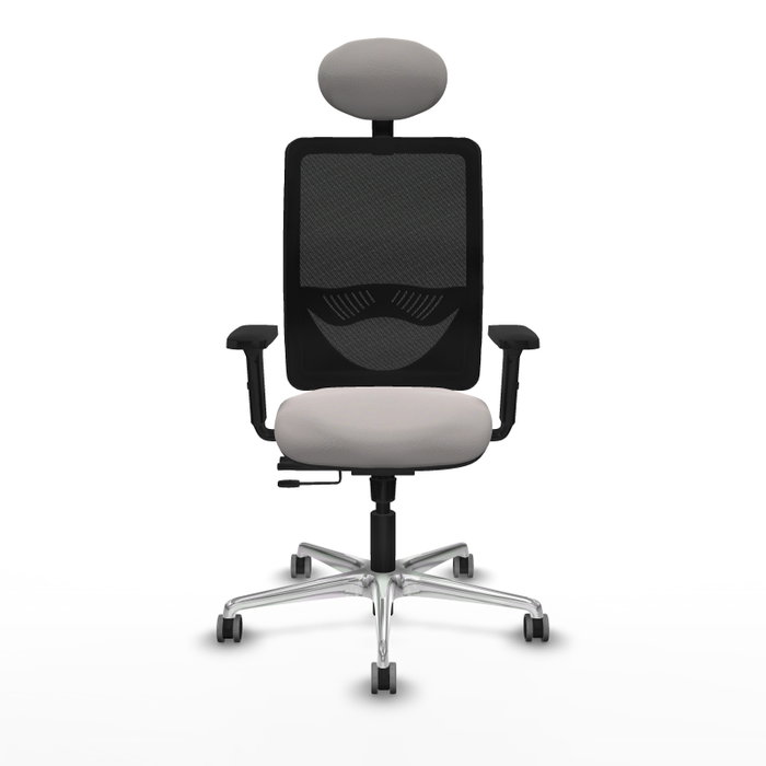 PIQUERAS Y CRESPO Silla de oficina Zulema con mecanismo Sincro/Traslack, Blanco y Negro PIQUERAS Y CRESPO Silla de oficina Zulema con mecanismo Sincro/Traslack, Blanco y Negro