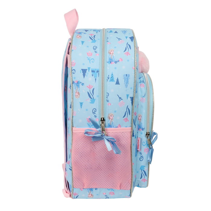 Mochila Escolar Frozen Ice magic Azul 33 x 42 x 14 cm