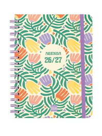 Finocam Agenda Escolar Cosmo Wire-O 2026-27 Tapa Extradura 155x212 mm
