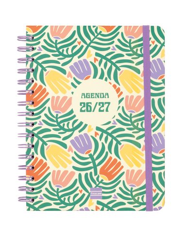 Finocam Agenda Escolar Cosmo Wire-O 2026-27 Tapa Extradura 155x212 mm Finocam Agenda Escolar Cosmo Wire-O 2026-27 Tapa Extradura 155x212 mm