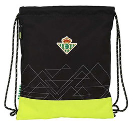 Bolsa Mochila con Cuerdas Real Betis Balompié Negro Lima