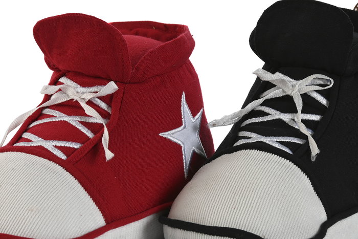 DKD Home Decor Sujetapuertas Negro Rojo 12 x 16 x 22 cm (2 Unidades)