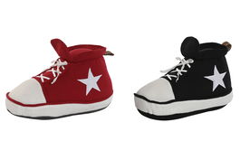 DKD Home Decor Sujetapuertas Negro Rojo 12 x 16 x 22 cm (2 Unidades)