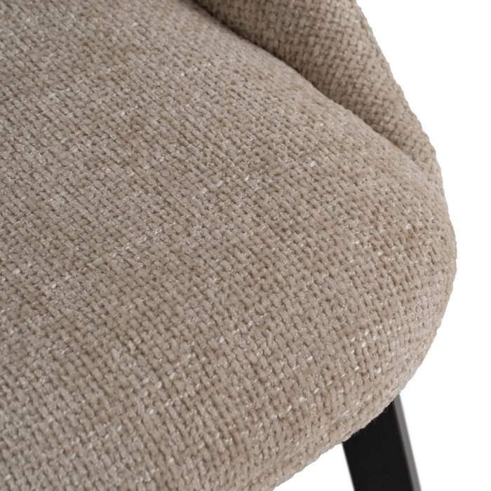 Ixia Silla Crema Tejido-Metal Contract