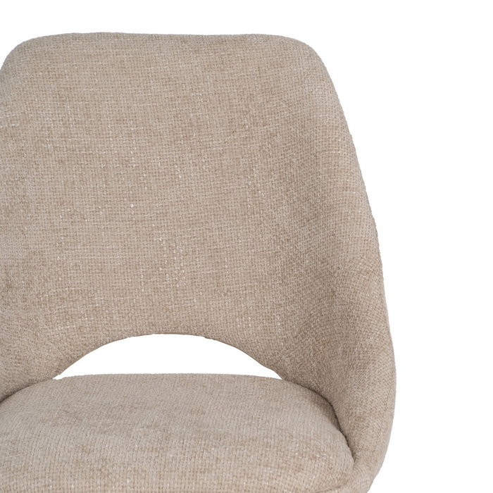 Ixia Silla Crema Tejido-Metal Contract
