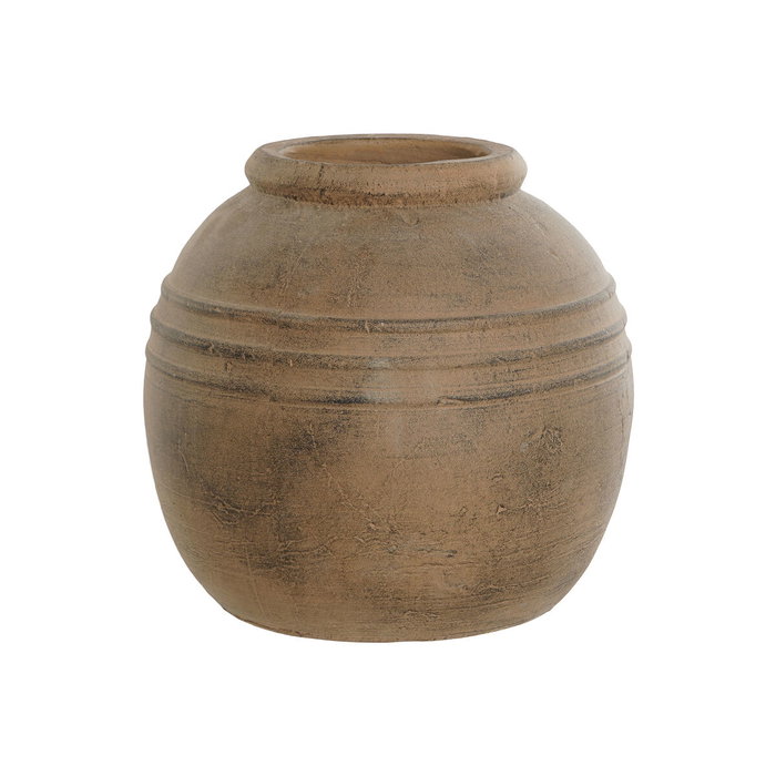 DKD Home Decor Jarrón de Cemento 32x32x30 cm
