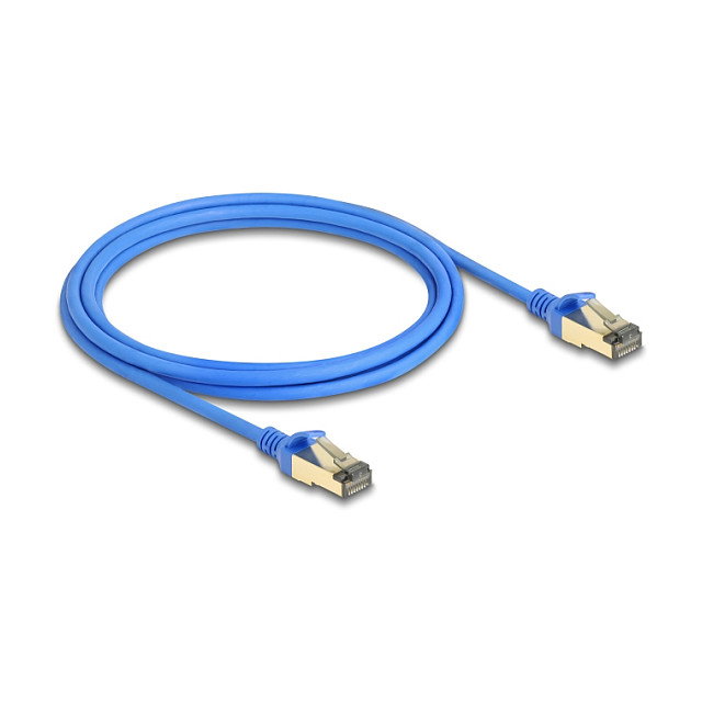 DeLOCK Cable de red RJ45 Cat.8.1 F/FTP Slim 2 m azul DeLOCK Cable de red RJ45 Cat.8.1 F/FTP Slim 2 m azul