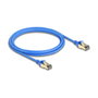 DeLOCK Cable de red RJ45 Cat.8.1 F/FTP Slim 2 m azul
