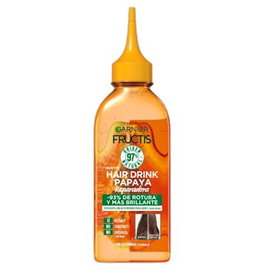 GARNIER Fructis Hair Drink Papaya Tratamiento Reparador para Cabello 200 ml