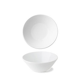 Langenthal Bol - Bol para Vajilla de Porcelana - 20 cm de Diámetro, 7 cm de Alto - Modelo OPTIMO (Set de 6)