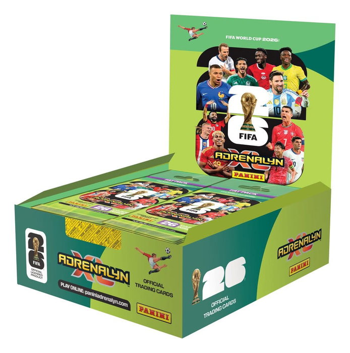 Panini FIFA World Cup 2026 Adrenalyn XL Cartas Coleccionables Expositor Fatpack Box (10) Panini FIFA World Cup 2026 Adrenalyn XL Cartas Coleccionables Expositor Fatpack Box (10)