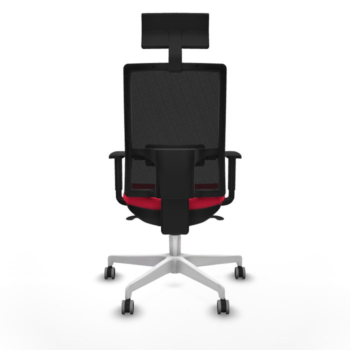 PIQUERAS Y CRESPO Silla de oficina Horna con mecanismo Sincro, Rojo y Negro PIQUERAS Y CRESPO Silla de oficina Horna con mecanismo Sincro, Rojo y Negro