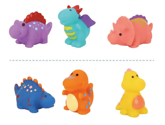 Imaginovo Juego Infantil Cubos Apilables Nidos Dinosaurios +12 meses 12 Piezas 13x13x13cm