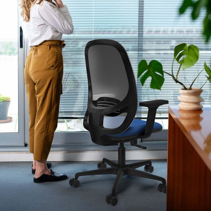 PIQUERAS Y CRESPO Silla de oficina Cilanco Rosa y Negro PIQUERAS Y CRESPO Silla de oficina Cilanco Rosa y Negro