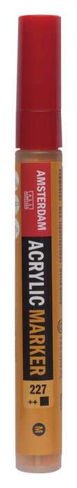 Amsterdam Marcador Acrílico 4 mm Ocre Amarillo 227 Amsterdam Marcador Acrílico 4 mm Ocre Amarillo 227