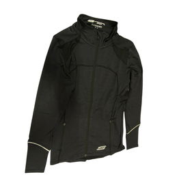 Leia Mari, Chaqueta deportiva sintética para mujeres, Negro, Talla 10