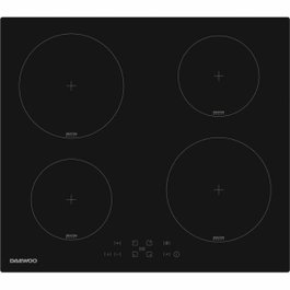 Daewoo BH6ITF37BNM Placa de inducción de 4 fuegos, 60 cm, Negro