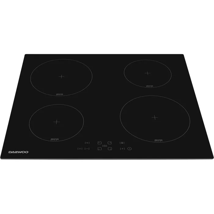 Daewoo BH6ITF37BNM Placa de inducción 4 fuegos 60 cm Negro
