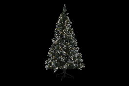 DKD Home Decor Árbol Navidad Moderna Green Forest 210 cm Verde LED 350