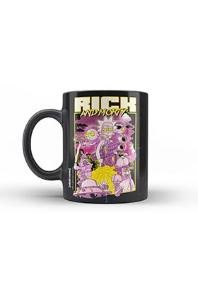Taza Ceramica Poster Retro Rick y Morty