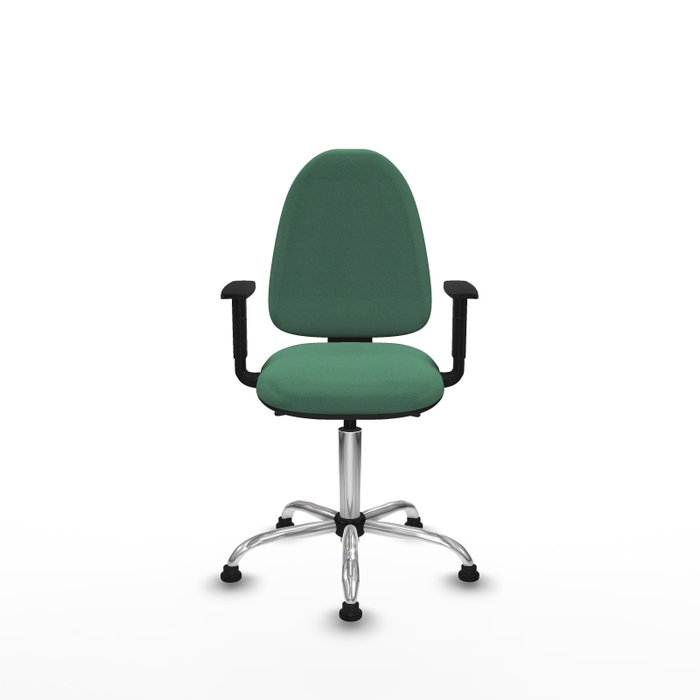 PIQUERAS Y CRESPO Silla de oficina Aýna Verde esmeralda con mecanismo Asincro