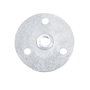 ALK Placa Metal Redonda D46 Rosca M8 Zincado para Patas de Muebles