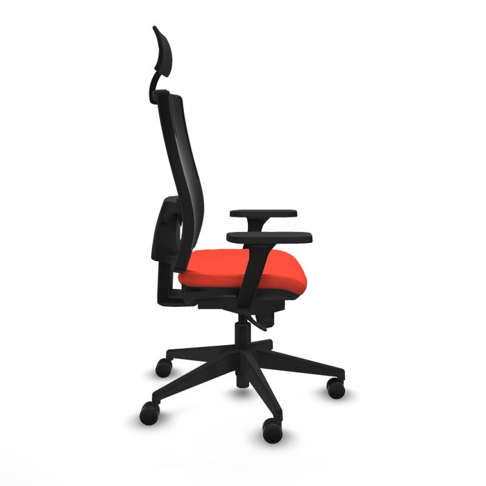 PIQUERAS Y CRESPO Silla de oficina Horna Naranja oscuro y Negro PIQUERAS Y CRESPO Silla de oficina Horna Naranja oscuro y Negro