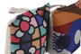 DKD Home Decor Sujetapuertas Moderno Multicolor 25x10x21 cm Algodon Arena (2 Unidades)