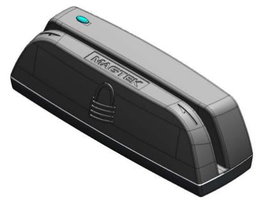 MagTek USB HID Lector de Tarjetas de Banda Magnética, USB micro-B, Velocidad 6 a 60 ips (15.4 a 152.4 cm/s)