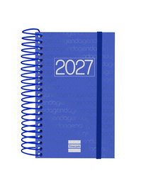 Finocam Agenda Anual 2027 Espiral Basic Year Azul