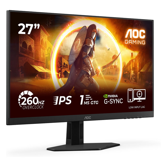 AOC 27G4ZRE Gaming Monitor 27 pulg. Fast IPS 260Hz OC Full HD