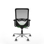 PIQUERAS Y CRESPO Silla de oficina Zulema Verde con malla Blanca