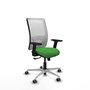 PIQUERAS Y CRESPO Silla de oficina Zulema Verde con malla Blanca
